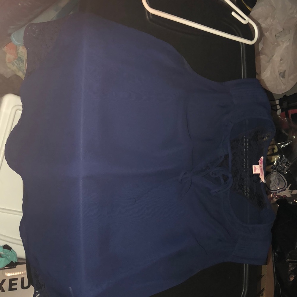 Navy blue blouse